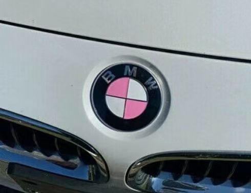BMW Emblem Overlay Decal Sticker Complete Kit | PRECUT