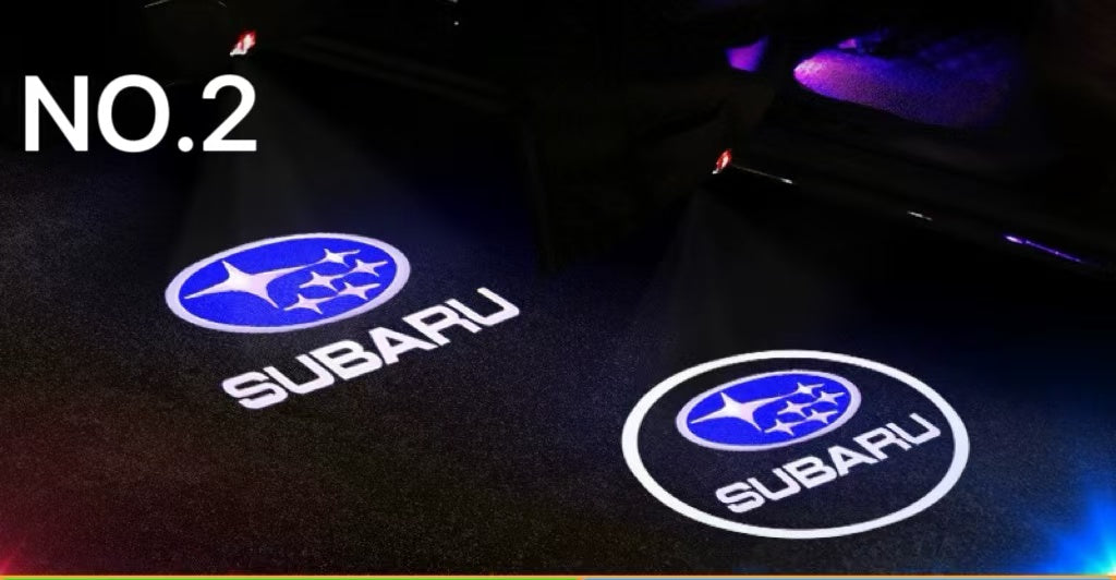 4pc Subaru Door Logo Light LED Laser Ghost Shadow Car Courtesy Projector Welcome