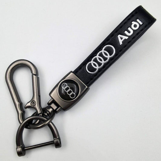 Keychain for Audi Genuine Leather Made