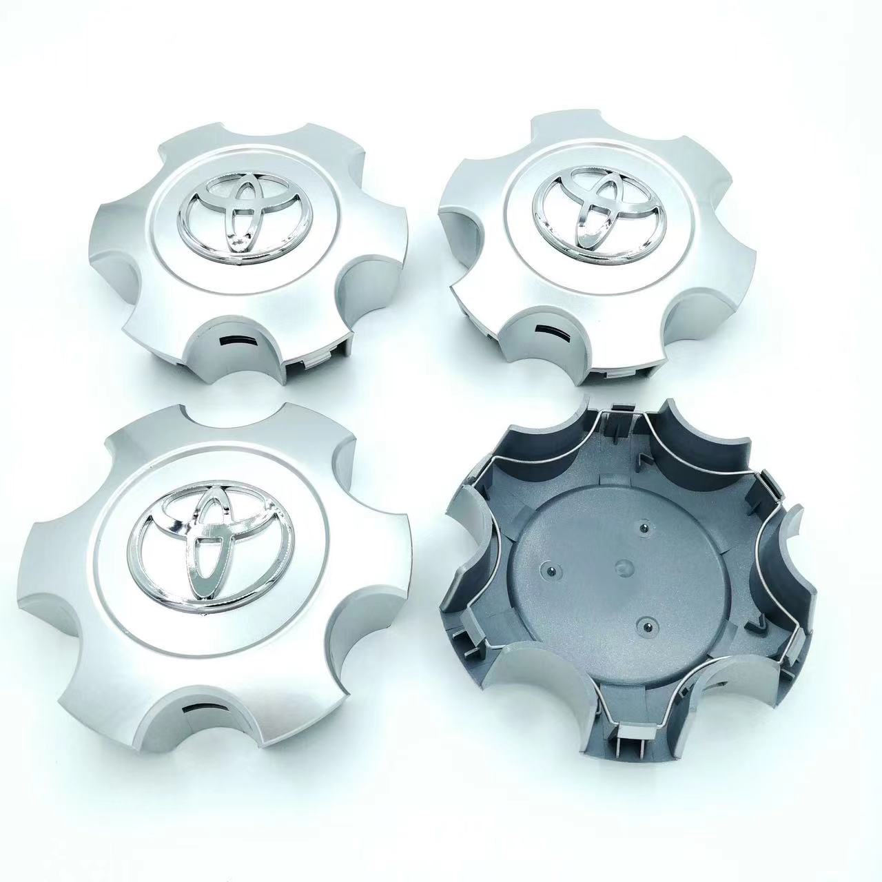 Toyota Wheel Center Hub Cap Emblem 140mm for Sequoia Tundra 2003-2007 Silver logo 56069440