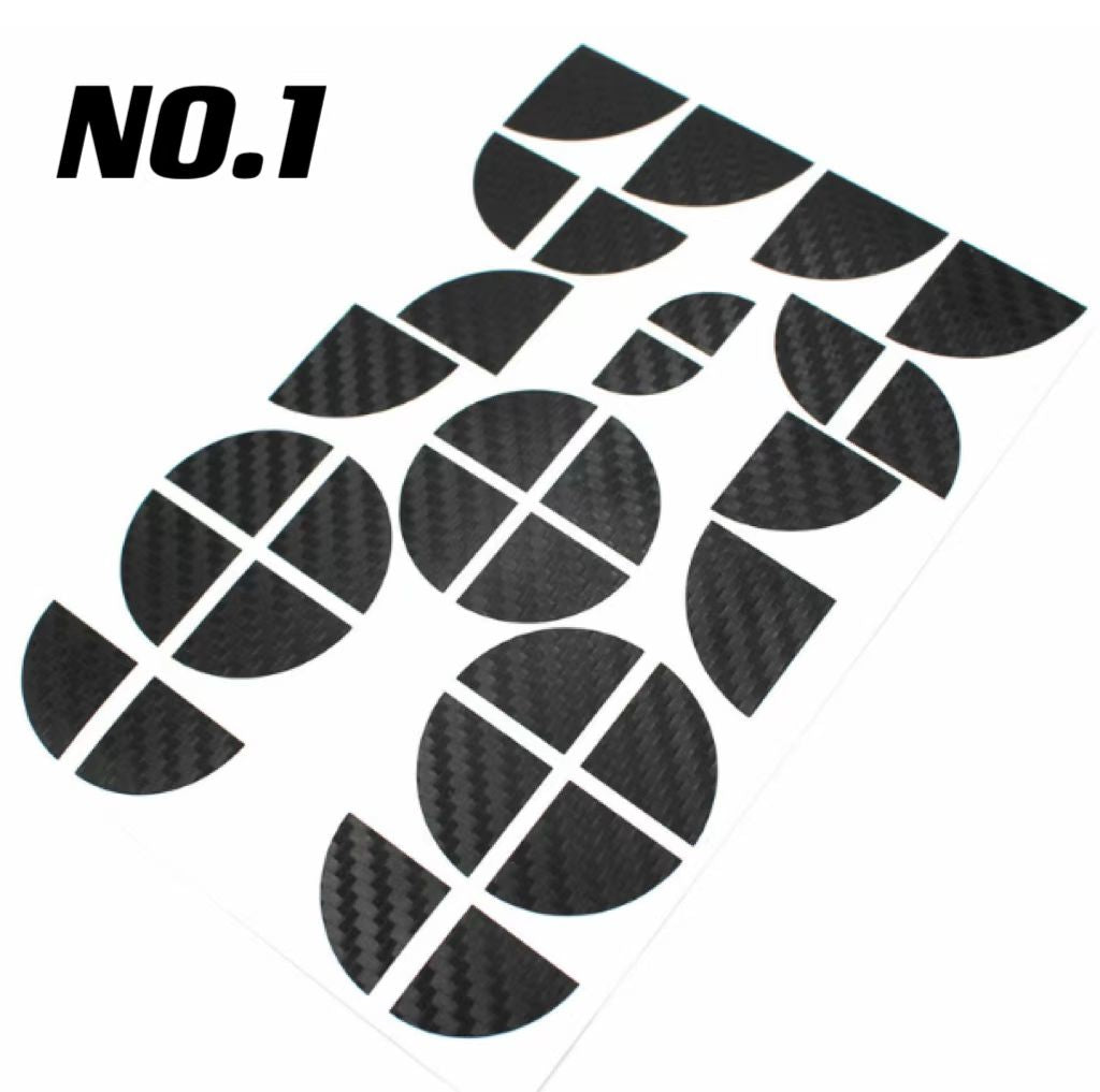 BMW Emblem Overlay Decal Sticker Complete Kit | PRECUT