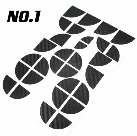 BMW Emblem Overlay Decal Sticker Complete Kit | PRECUT