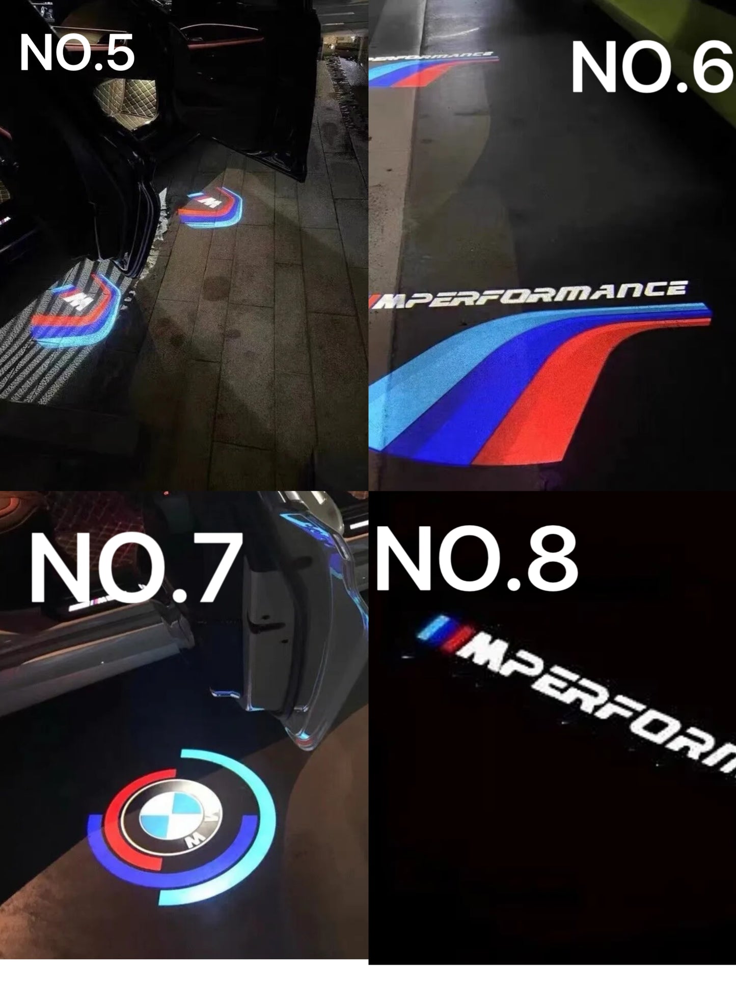 For BMW Laser Door Logo Lights Ghost Shadow Projector Car Courtesy Welcome Light