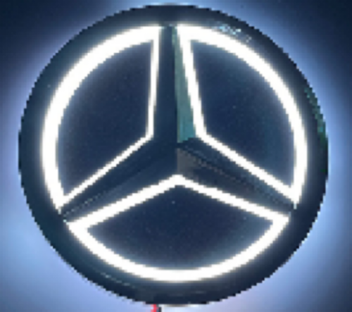 Mercedes-Benz 5D LED Logo Light Car Logo Led Lighted Emblem Tail Rear Badge S300L S350