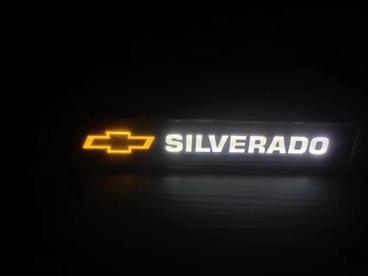 LED Logo Light For SILVERADO Car Logo Led Lighted Emblem Tail Rear Badge