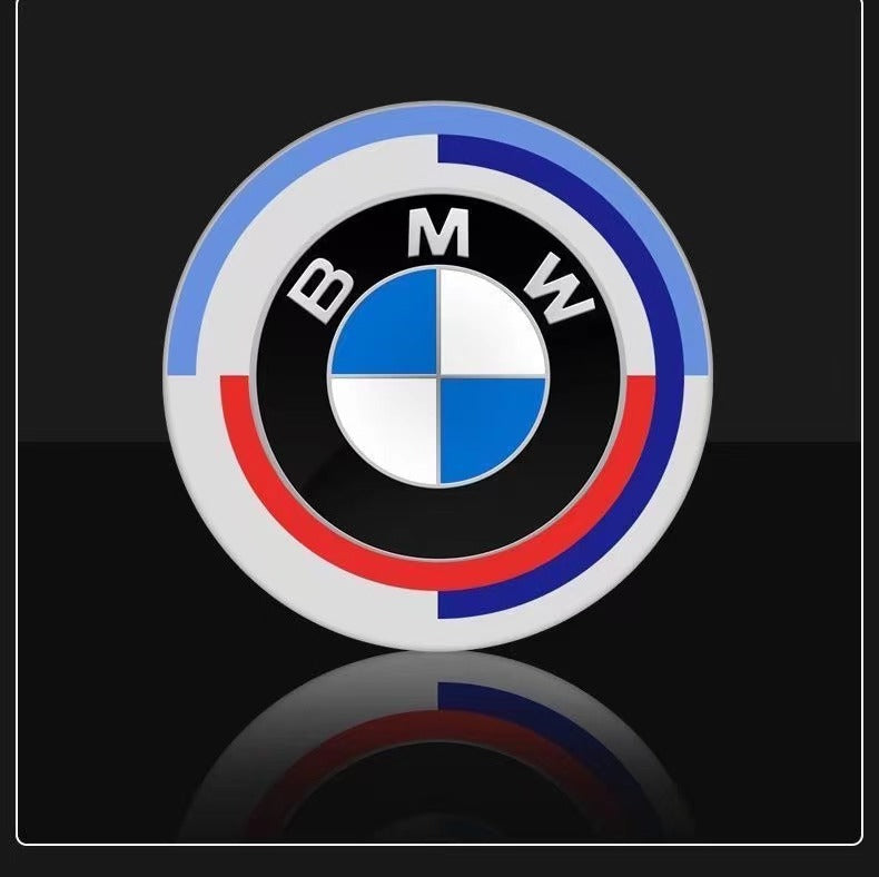 BMW 4PC Wheel Center Cap Emblem 50th Anniversary 56mm 68mm