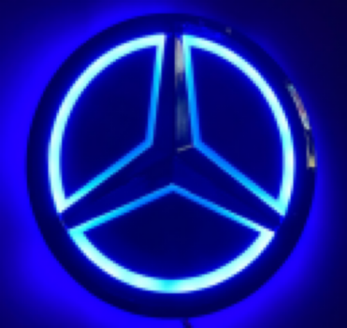 Mercedes-Benz 5D LED Logo Light Car Logo Led Lighted Emblem Tail Rear Badge S300L S350