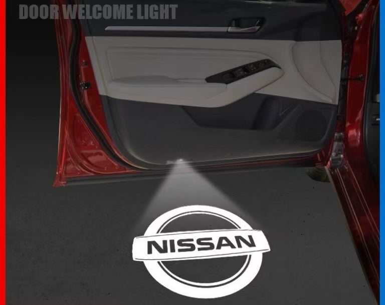 4pc Nissan Door Logo Light LED Laser Ghost Shadow Car Courtesy Projector Welcome