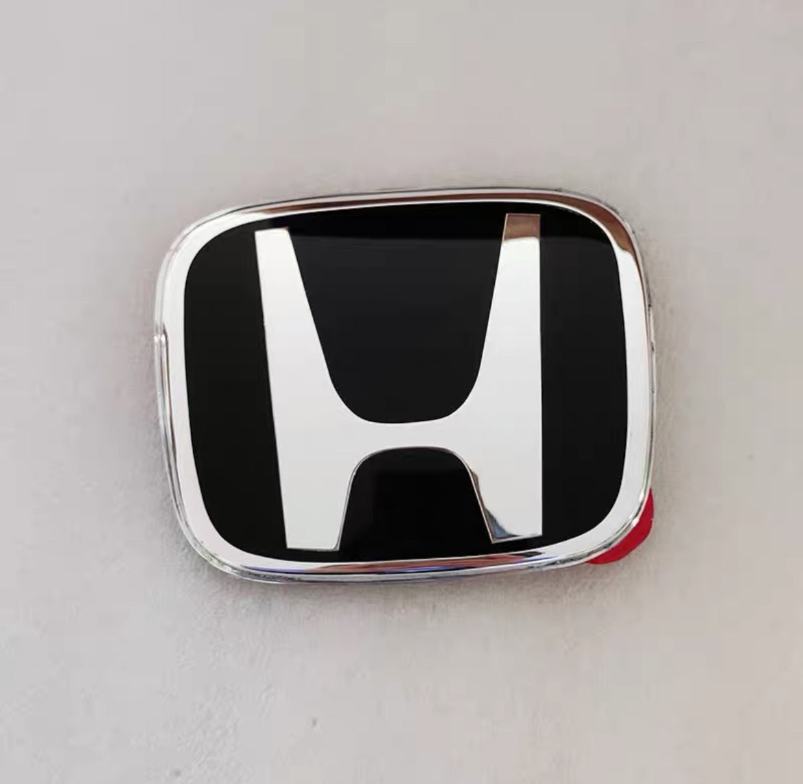 Honda 3PC Front Grille Rear Steering Wheel Emblem Cover For Accord Sedan Civic Si Coupe Black Logo Badge Nameplate