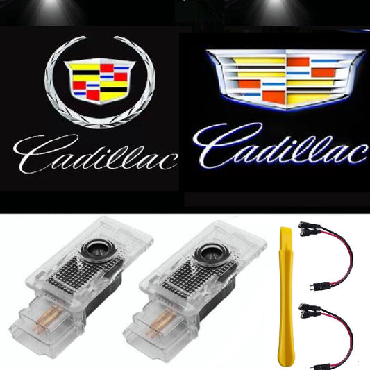 For Cadillac Laser Door Logo Lights Ghost Shadow Projector Car Courtesy Welcome Light