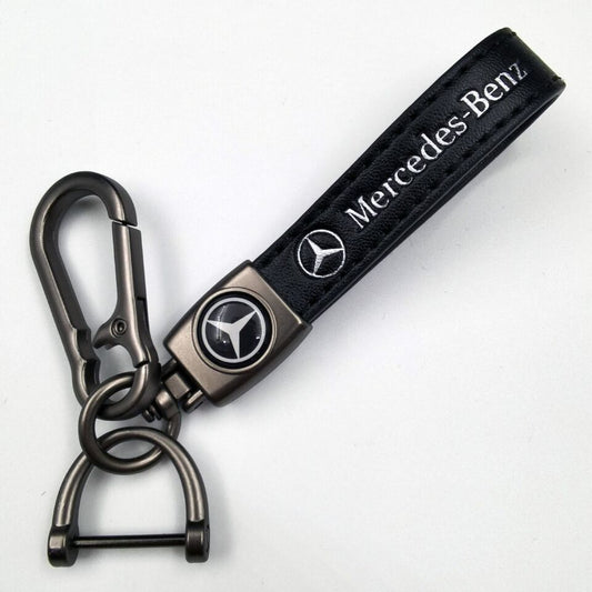 Keychain for Mercedes Benz Genuine Leather Made