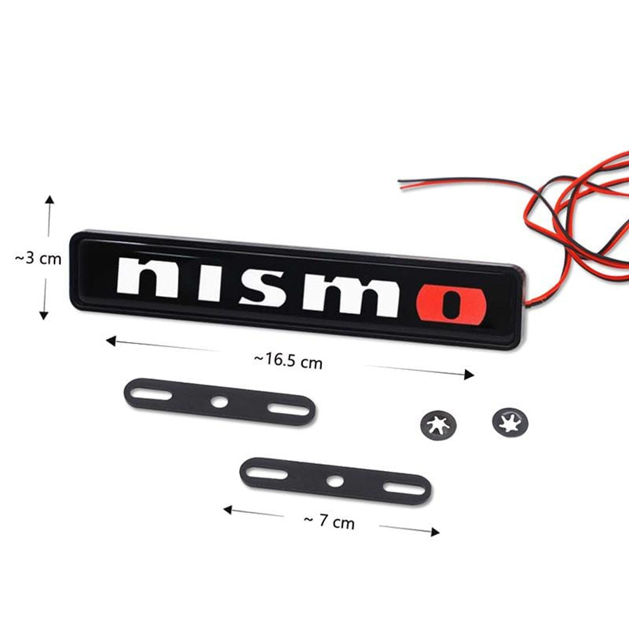 LED Logo Light For Nismo Car Logo Led Lighted Emblem Badge Nameplater